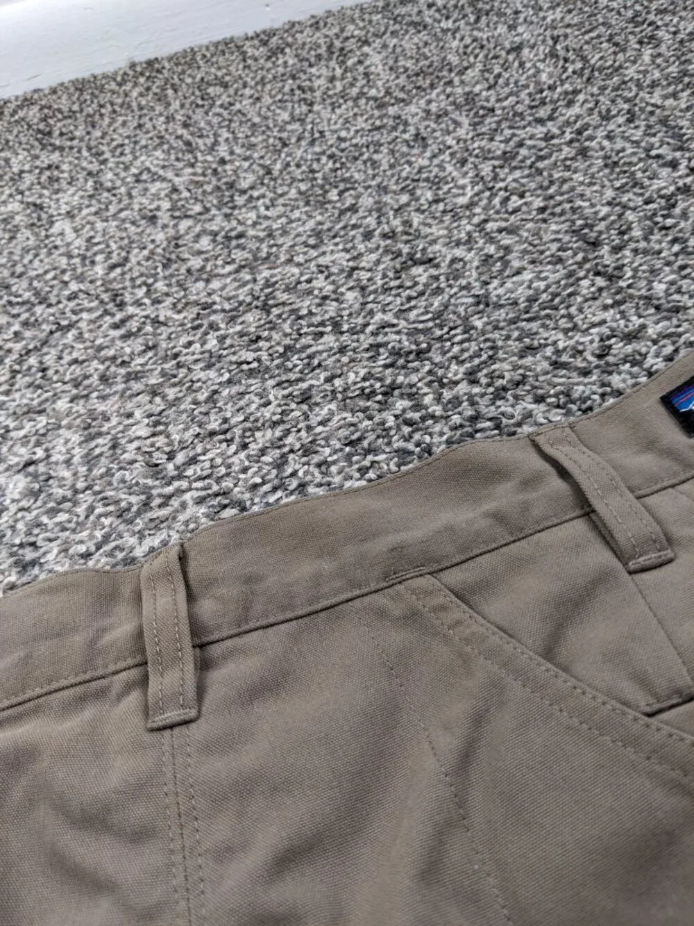 Patagonia Stand Up Pants Brown Nylon Canvas Workwear Mens 36x32 56130 2008